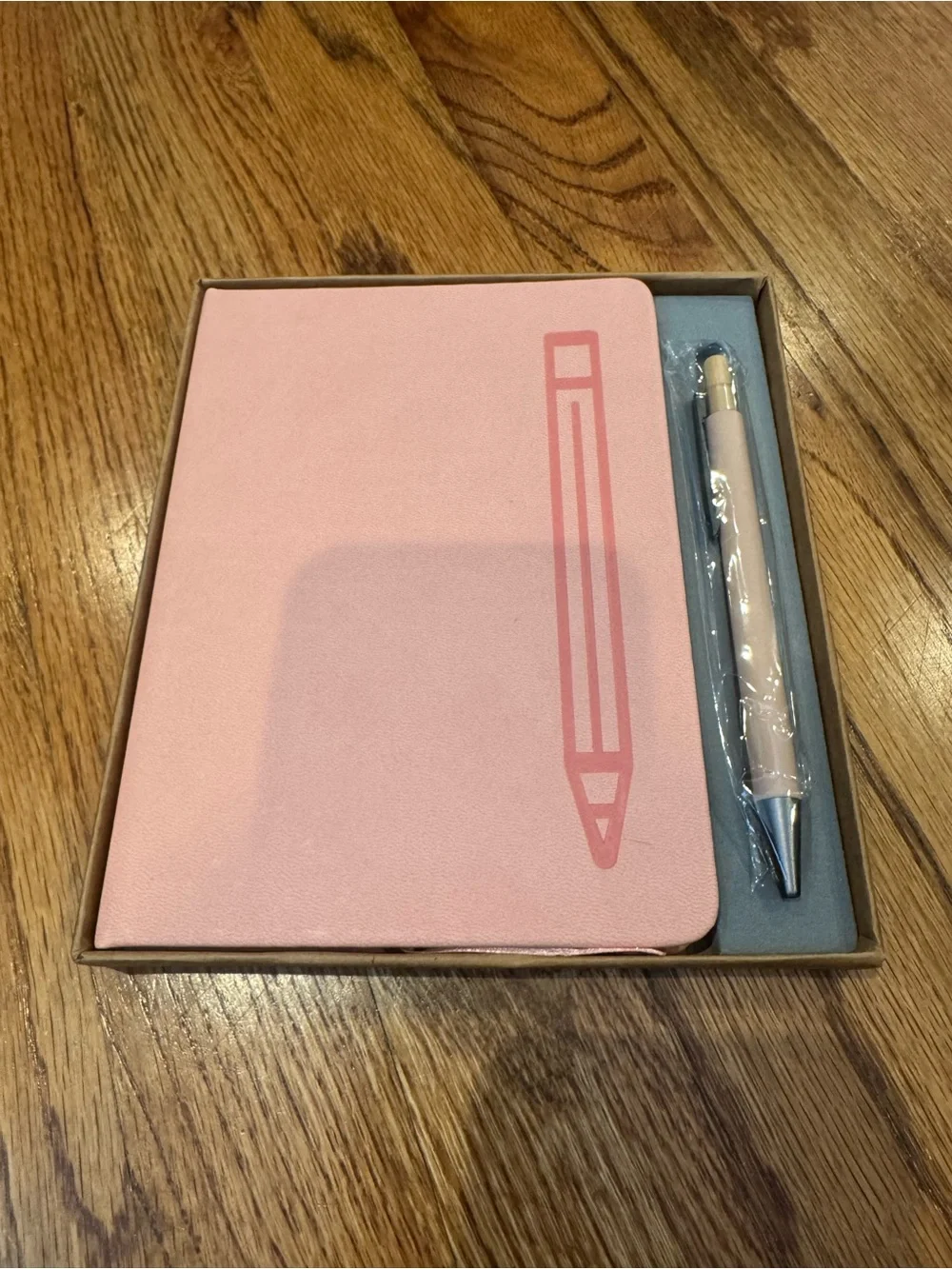 Pink Notebook & Pen Set – Softcover Journal